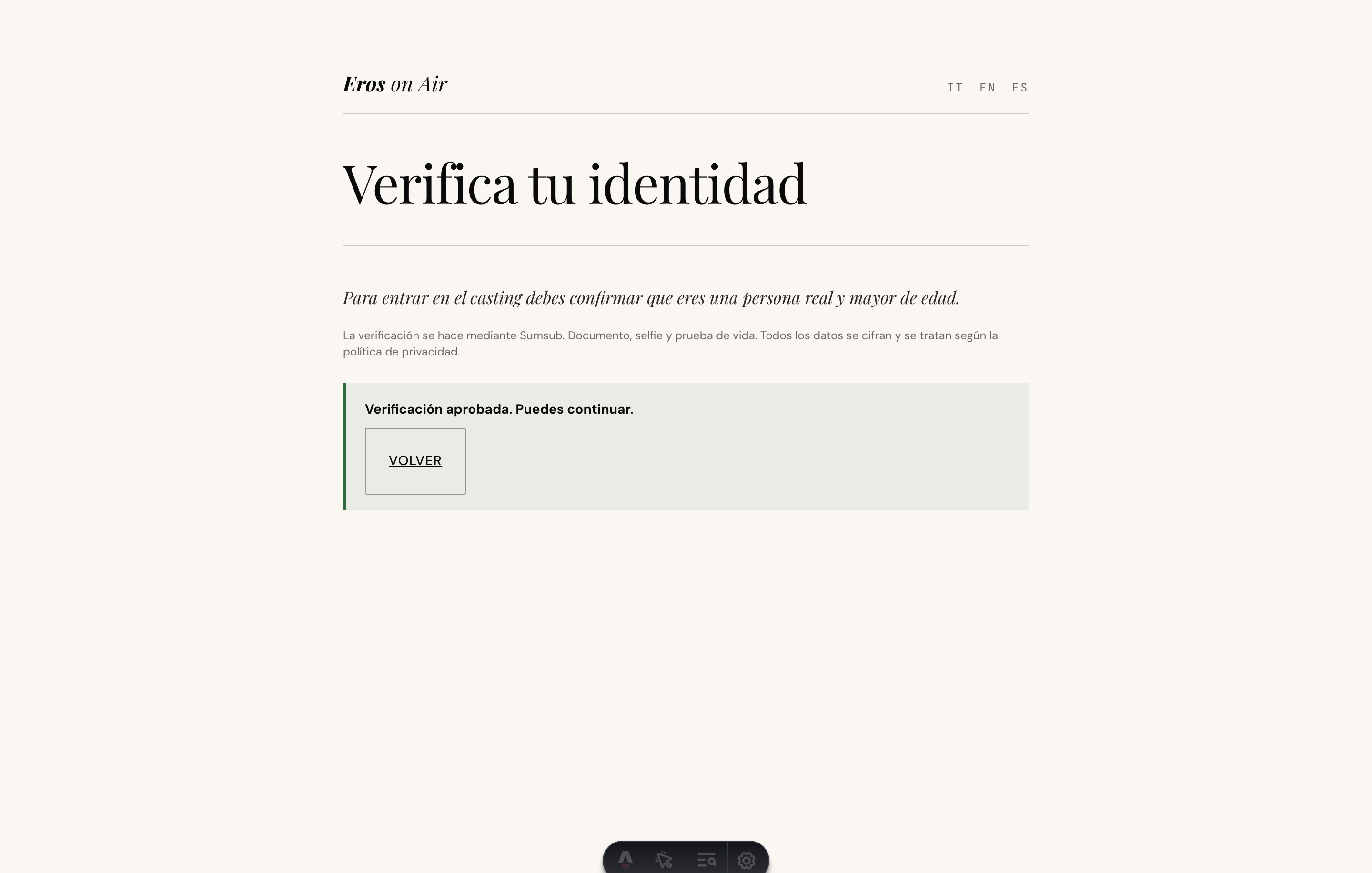 KYC aprobado